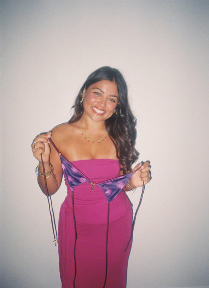 The Amethyst Reversible Bikini Top