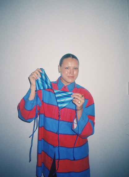 The Sapphire Reversible Bikini Top