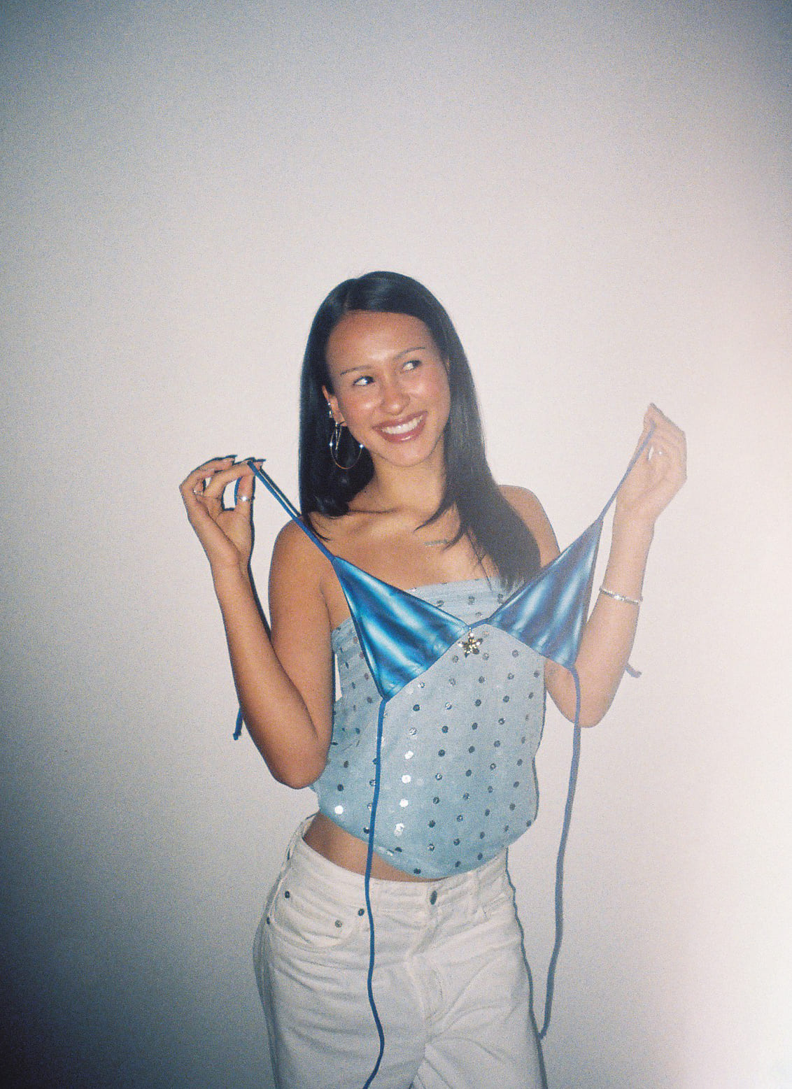 The Sapphire Reversible Bikini Top